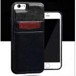 Wholesale iPhone 8 Plus / 7 Plus Leather Style Credit Card Case (Black)
